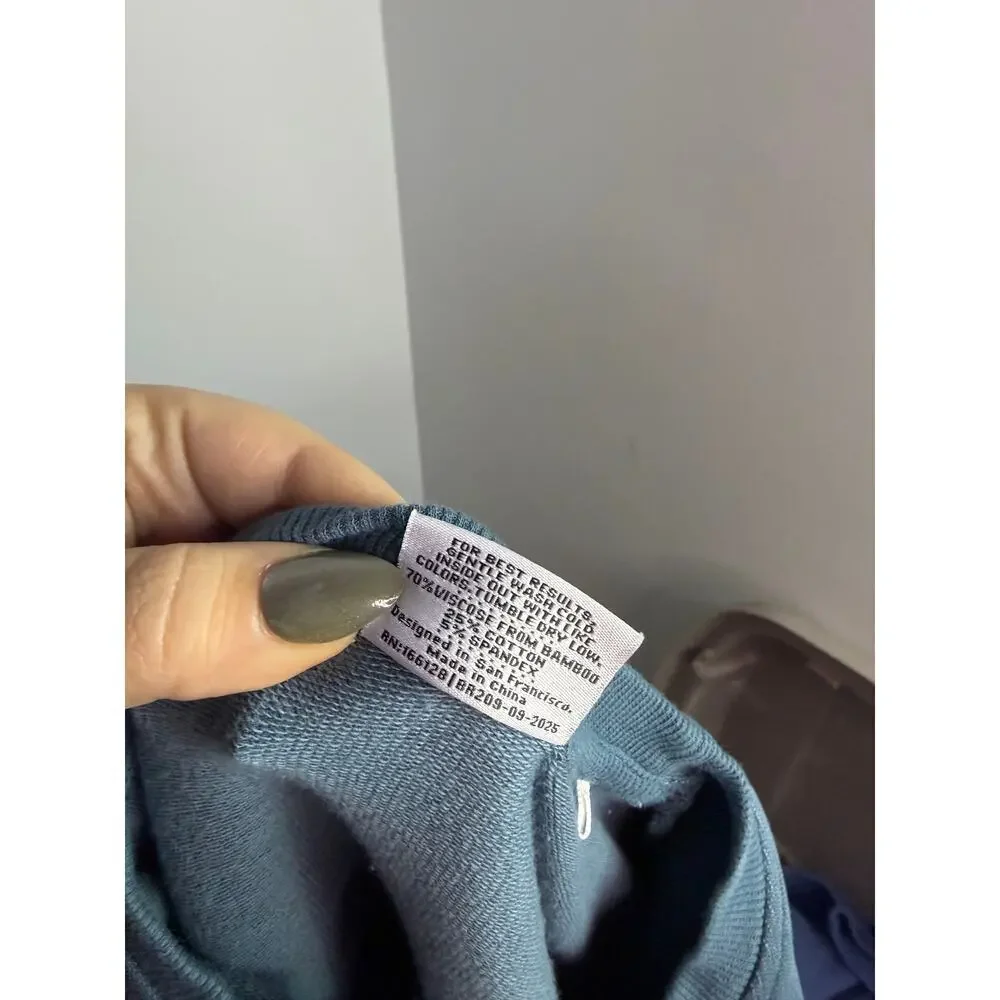 Bums & Roses Kids Crewneck Size 12-14 ￼fabric content shown in picture